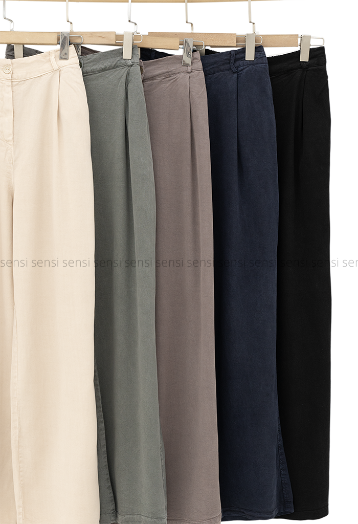 شلوار کتان سیلک پشت کش کد1006042